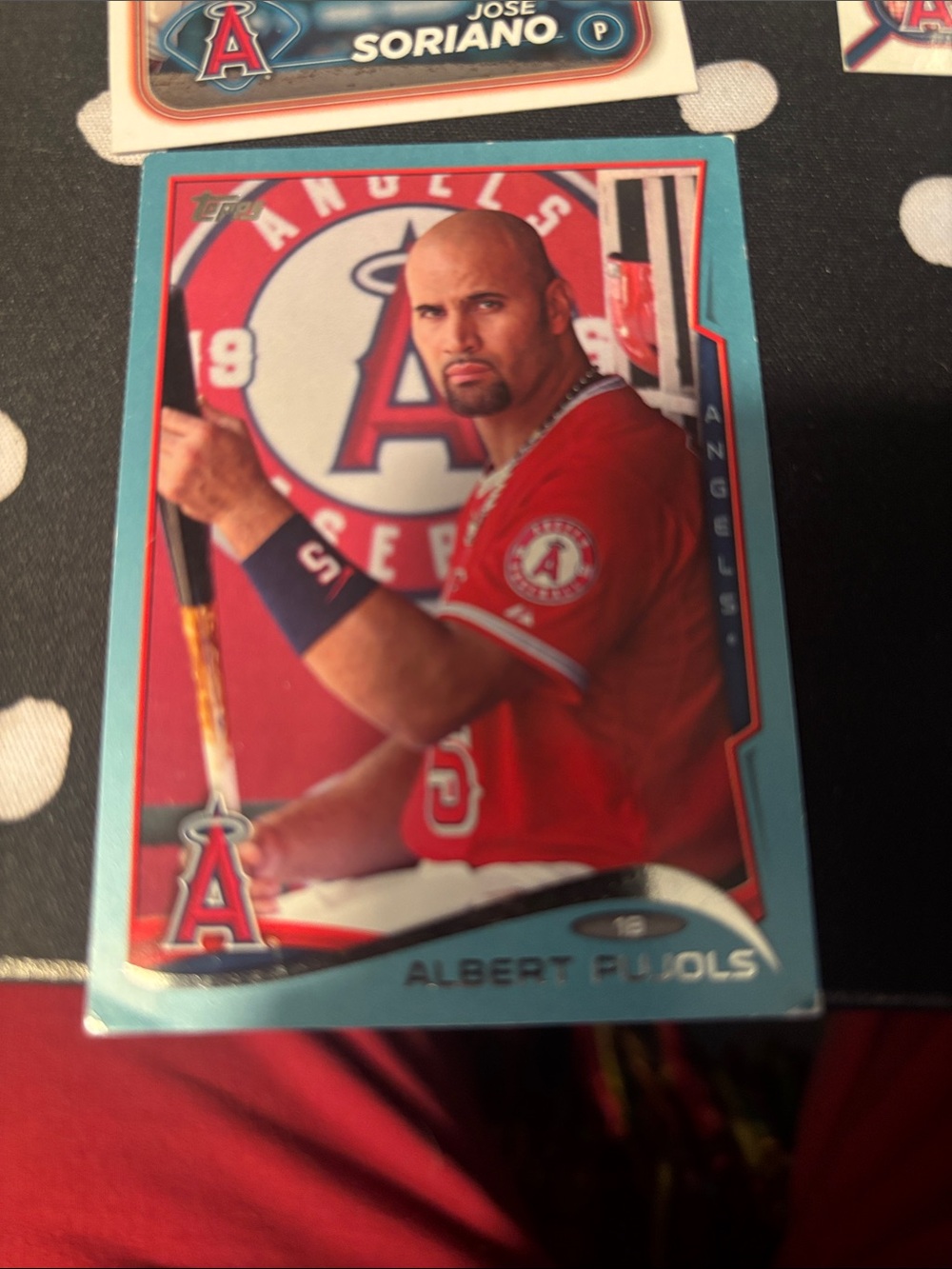MLB Los Angeles Angels Baseball Card - Red Team Design - Picture 2 of 11
